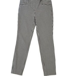 The Limited Black and White Houndstooth Skirt